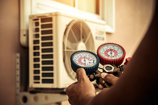 Professional Emergency Hvac technician working in Lumberville, PA
